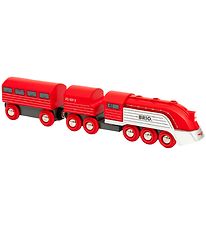 BRIO World Strmlinet Tog - 3 dele - Rd 33557