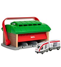 BRIO World Tog Garage m. Hndtag - 3 dele 33474