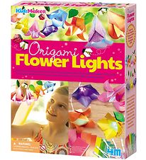 4M - KidzMaker - 180 cm - Origami Lyskæde Blomster