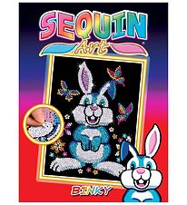 Sequin Art Pailletbillede - Binky - Kanin