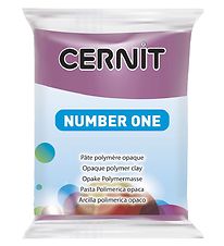 Cernit Polymer Ler - Number One - Lys Lilla