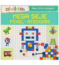 Alvilda Aktivitetsbog m. Klistermærker - Mega Seje Pixel-Sticker