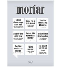 Dialægt Plakat - 30x42 - Morfar