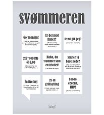 Dialægt Plakat - 30x42 - Svømmeren