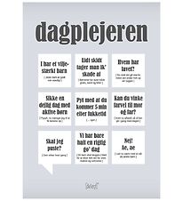 Dialægt Plakat - 50x70 - Dagplejeren