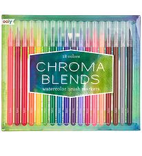 Ooly Vandfarver - Chroma Blends - 18 stk