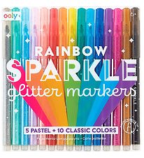 Ooly Tuscher - Rainbow Sparkle - 15 stk - Multifarvet