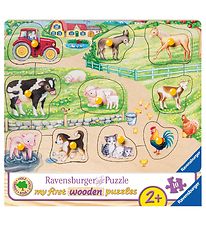 Ravensburger Træ Puslespil - My First - Bondegård