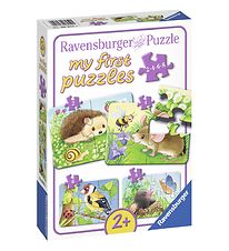 Ravensburger Puslespil - My First - 4 Forskellige - Sweet Garden