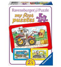 Ravensburger Puslespil - My First - 3x6 Brikker - Work