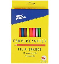 Filia Farveblyanter - Grande - 12 stk - Multifarvet