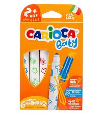 Carioca Baby Tuscher - 6 stk - Multifarvet