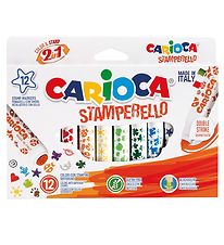 Carioca Stempel Tuscher - 12 stk - Multifarvet