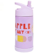 Petit Monkey Termoflaske m. Sugerr - 350 ml - Lilla m. Is