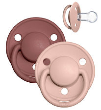 BIBS De Lux Sutter - 2-pak - Rund - Woodchuck/Blush