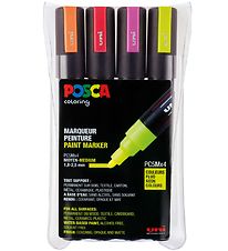 Posca Tuscher - PC-5M - 4 stk. - Neon