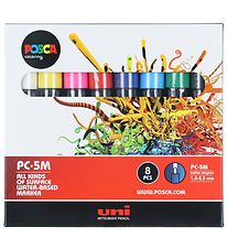 Posca Tuscher - PC-5M - 8 stk - Multifarvet