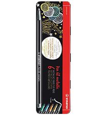 Stabilo Tuscher - Pen 68 - 6 stk. - Metallic m. Etui