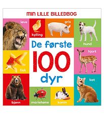 Alvilda Bog - Min Lille Billedbog - De Første 100 Dyr - Dansk