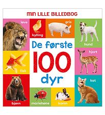 Alvilda Bog - Min Lille Billedbog - De Frste 100 Dyr - Dansk