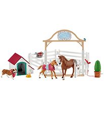 Schleich Horse Club - 64 cm - Hannahs Gstehest m. Hund 42458