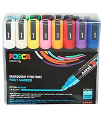 Posca Tuscher - PC-5M - 16 stk. - Multifarvet