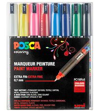 Posca Tuscher - PC-1MR - 8 stk. - Multifarvet