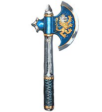 Liontouch Udklædning - Noble Knight Økse - Blå