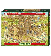 Heye Puzzle Puslespil - 1000 Brikker - Monkey Habitat