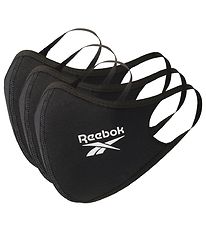 Reebok Mundbind - Small - 3-pak - Sort