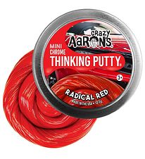 Crazy Aarons Putty Slim - Ø 5 cm - Mini Chrome - Radical Red