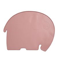 Sebra Dækkeserviet - Silikone - Rustic Plum Elefant