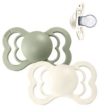 BIBS Supreme Sutter - Str. 1 - 2-pak - Symmetrisk - Ivory/Sage