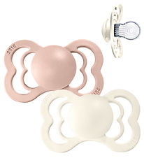 BIBS Supreme Sutter - Str. 1 - 2-pak - Symmetrisk - Blush/Ivory