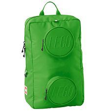 LEGO Skoletaske - Signature Brick - 18 L - Bright Green