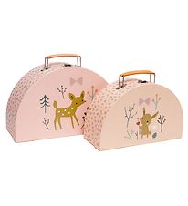 Petit Monkey Kuffertst - 2 stk. - 28/24 cm - Deer