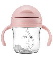 Mininor Kop m. Sugerør - Tritan - 220 ml - Pink