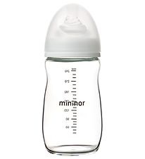 Mininor Sutteflaske - Glas - 240 ml - Hvid