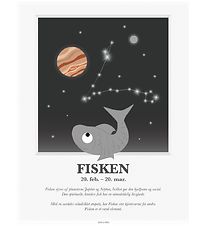 Kids by Friis Plakat - Stjernetegn - Fisken