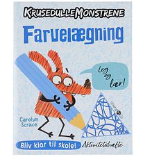 Straarup & Co Bog -  Krusedulle Monstrene - Farvelægning - Dansk