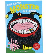 Straarup & Co Malebog - Den Store Monster Malebog - Dansk