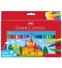 Faber-Castell Tuscher - Brn - 50 stk. - Multifarvet