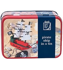 Gift In A Tin Byggesæt - Build - Pirate Ship In A Tin