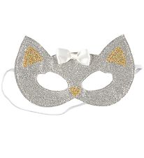 Souza Udklædning - Maske - Kat - Sølv/Guld