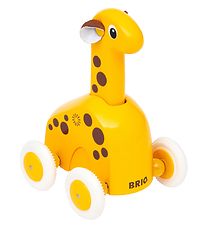 BRIO Skubbelegetøj - Giraf - Gul