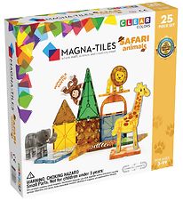 Magna-Tiles Magnetsæt - 25 Dele - Safaridyr
