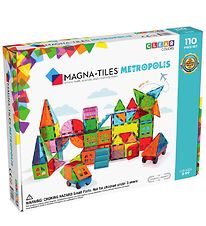 Magna-Tiles Magnetsæt - 110 Dele - Metropolis
