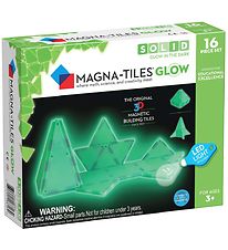 Magna-Tiles Magnetsæt - 16 Dele - Glow