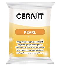 Cernit Polymer Ler - Pearl - Hvid