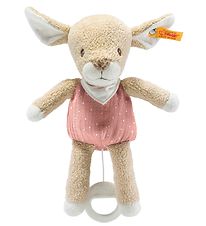 Steiff Musik Bamse - 23 cm - Raja Deer - Beige/Pink